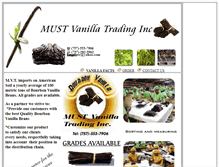 Tablet Screenshot of mustvanilla.com
